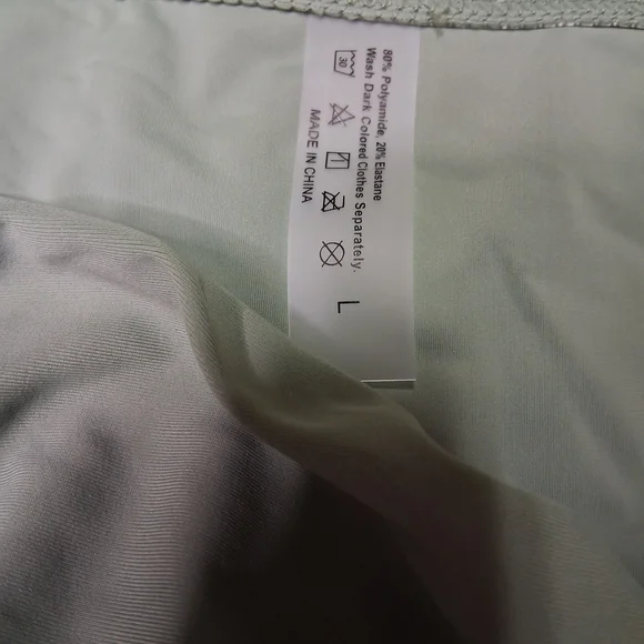 Olive Green Women's Two-Piece Swim Set - Padded Underwire Bikini - Picture 4 of 6